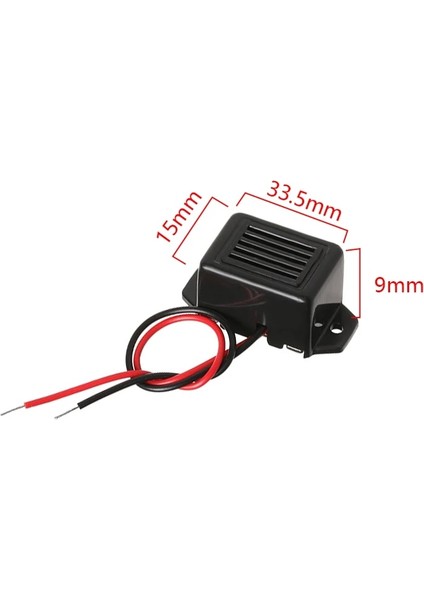 12V 1 Adet Dc 1.2/3/6/12V 85DB Alarm Buzzer Mini Elektronik Alarm Zilleri Sabit Ton Ses Beeper Yüksek Kalite 33.5*15MM (Yurt Dışından) indirimleri