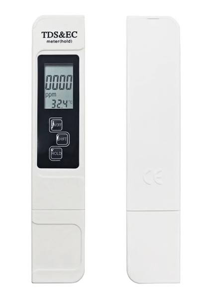 Tds Metre Dijital Ph /tds/ Ec Metre Kalem Test Cihazı Doğruluğu 0.1 Akvaryum Havuz Suyu Saflık Filtresi Topraksız Taşınabilir Ppm Su Kalitesi Det (Yurt Dışından)
