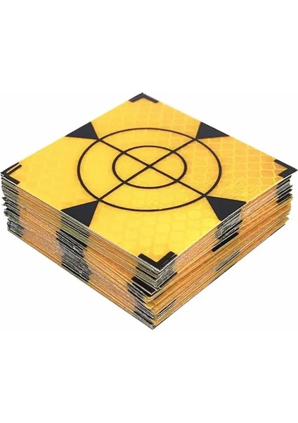 Altın Indirim! 100 Adet 20*20MM Reflektör Levha Total Station Yansıtıcı Bant Hedef Anketi Coğrafya Floresan Etiket (Yurt Dışından) indirimleri