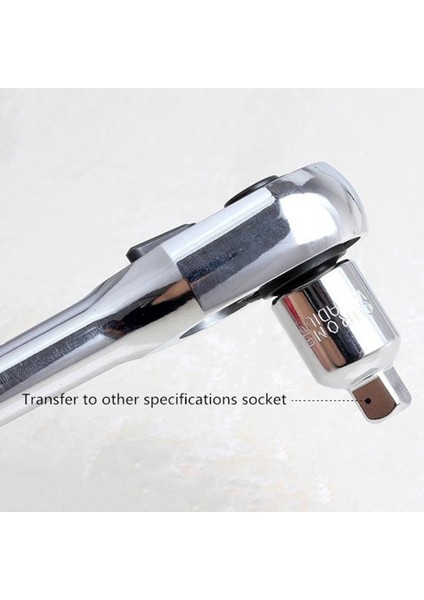 01 Cırcır Anahtar Soket Dönüştürücü Kafa Kol Adaptörü 1/2" Büyük Uç 3/8" Uç 1/4" Çelik - 1/4" - 1/2" - 3/8" (Yurt Dışından)