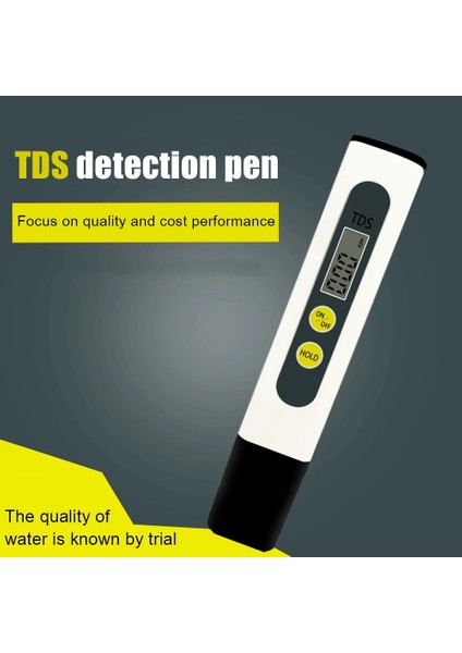 Musluk Filtresi Tds Metre Su Kalitesi Test Cihazı Otomatik Kalibrasyon 0-990PPM Yüzme Havuzları Içme Suyu Akvaryumları Için Saflık Su Sayacı (Yurt Dışından)