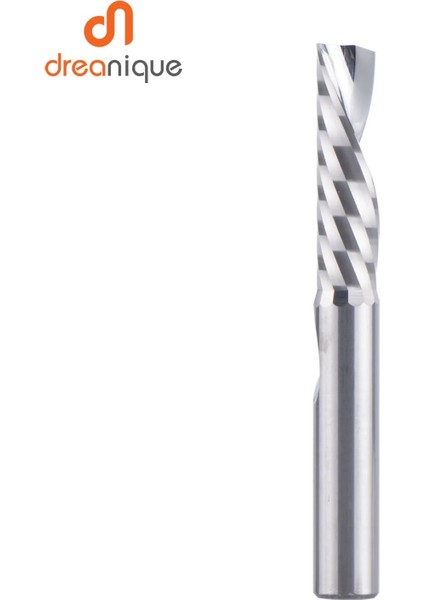 WD1F-D3.1-L06 1 Adet Aaaaa Tek Flüt Spiral Uçlu Değirmen 3.175 Saplı Spiral Alüminyum Değirmen Cnc 3D Gravür Oyma Ucu Ağaç Işleme Için Aşağı Kesim (Yurt Dışından)