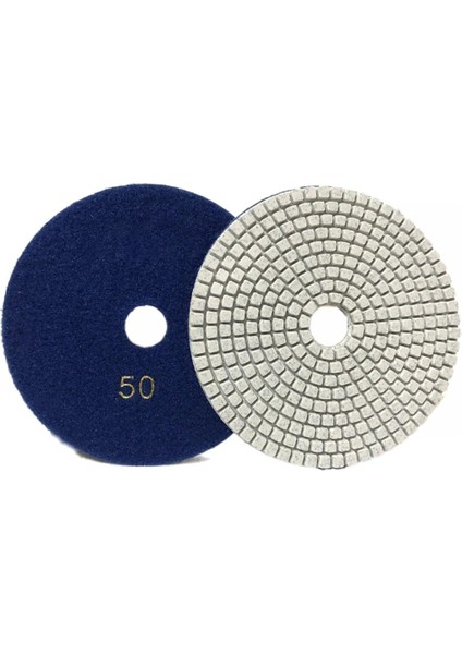 1500 5 Inç 125MM Elmas Parlatma Pedleri Granit Mermer Taş Için Kuru/ıslak Esnek Zımpara Taşlama Diskleripowertool (Yurt Dışından)