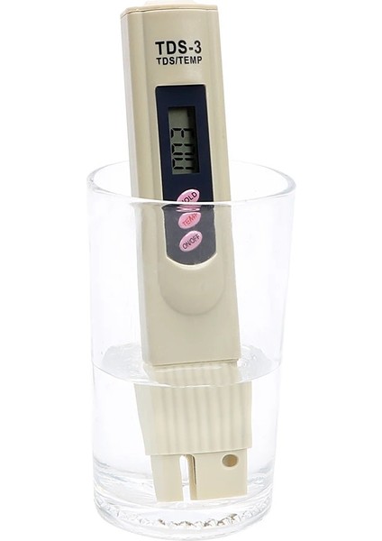 Beyaz Nıceyard Su Sayacı LCD Dijital Tds Metre Test Cihazı Kalite Test Kalemi Temp/ppm 0-9999 Ppm Su Saflığı Filtresi Ölçme Araçları (Yurt Dışından)