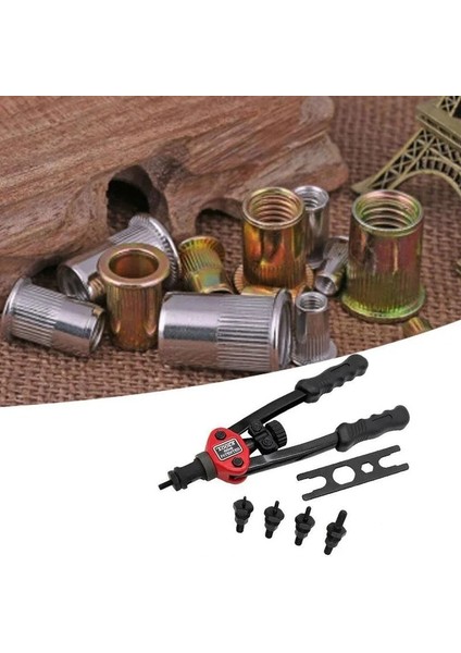Somun Perçin Kafası-M8 BT-606 Manuel Perçin Somunu Aracı M3-M10 El Kör Perçin Tabancası Perçin Somunu Çekme Kapağı Otomatik Set Perçin Somun Kafası (Yurt Dışından)
