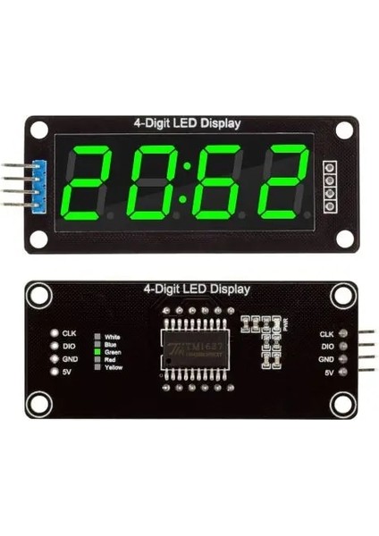 0.56 Inç Yeşil 0.56 ''4 Bit Dijital Tüp Elektronik Saat Dıy Kiti Saat Elektronik Üretim Kiti Zaman Çipi AT89C2051 Fr-4 Pcb Elektronik Için (Yurt Dışından)