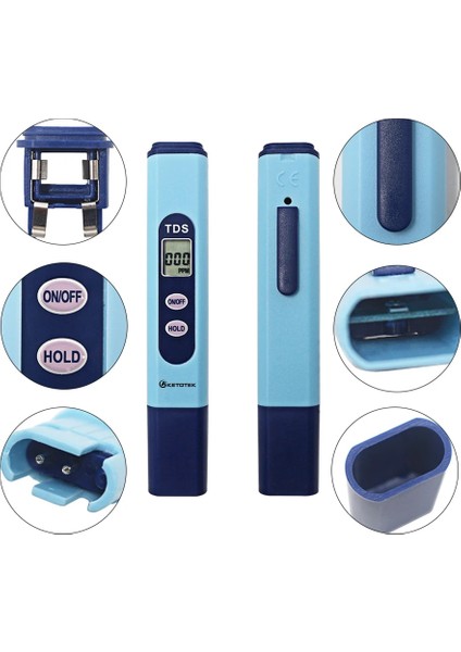 Ph Metre Dijital Ph Ölçer 0.00-14.0 Otomatik Kalibrasyon Yüksek Doğruluk 0.01 Tds Test Cihazı Su Kalitesi Testi Için 0-9990 Ppm (Yurt Dışından) modelleri