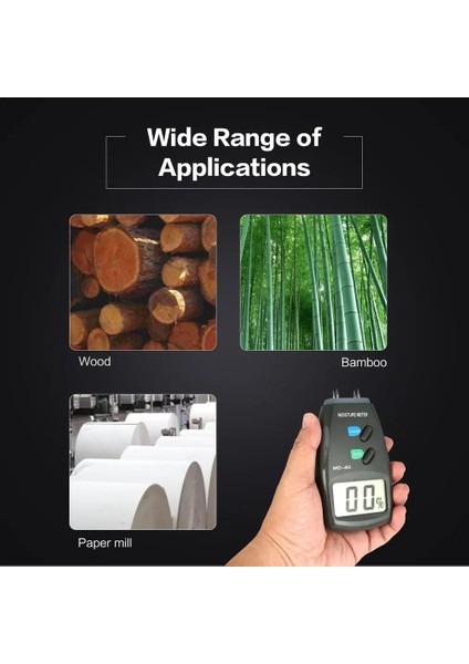 Md-4g 4 Pins Dijital LCD Ekran Ahşap Nem Nem Ölçer Analizörü Higrometre Kereste Nem Dedektörü Test Cihazı Aralığı 5% - 40% (Yurt Dışından) fırsatları