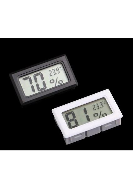 Renk Rastgele Dijital Termometre Higrometre Nem Ölçer Sıcaklık Nem Ölçer Buzdolabı Dondurucu -50-70C 10%rh~99%rh (Yurt Dışından)