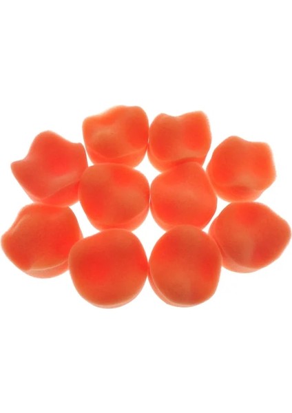 2 Inç Dalga 10 Adet Parlatma Pedleri - 2''3''4''5'' Parlatma Pedleri Sünger Ağda Pedi Seti Araba Parlatıcı Için Temizleme Aracı, Dalga Düz Turuncu Buff Pedleri (Yurt Dışından)