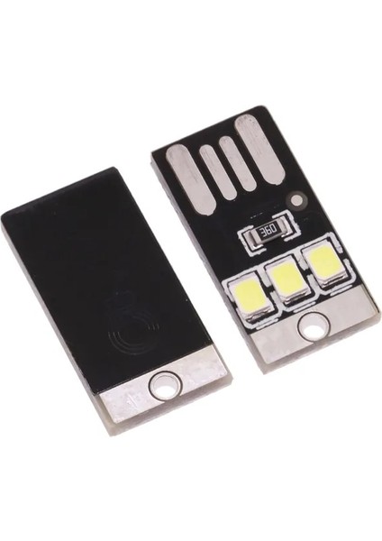 Siyah 10 Adet Mini Süper Parlak USB Klavye Işık Dizüstü Bilgisayar Mobil Güç Kaynağı Çipi LED Gece Lambası (Yurt Dışından)