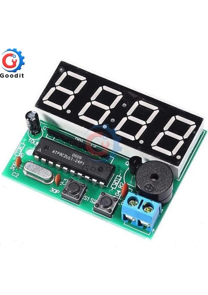 0.56 Inç Yeşil 0.56 ''4 Bit Dijital Tüp Elektronik Saat Dıy Kiti Saat Elektronik Üretim Kiti Zaman Çipi AT89C2051 Fr-4 Pcb Elektronik Için (Yurt Dışından) fiyatları