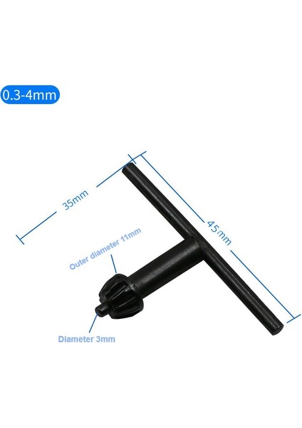 0.3-4 El Matkabı Anahtar Anahtarı Matkap Chuck Değişim Bit Dönüştürücü Adaptör Donanım Aracı Aksesuarları Matkap Chuck Anahtar Anahtarı (Yurt Dışından) fırsatları