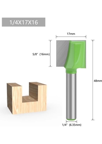 Type6 1 Adet 1/4 Inç Shank Temizleme Alt Yönlendirici Bit Freze Kesicisi Gravür Ağaç Işleme Yönlendirici Bit Ahşap Pvc Elektrikli El Aletleri Parçaları (Yurt Dışından)
