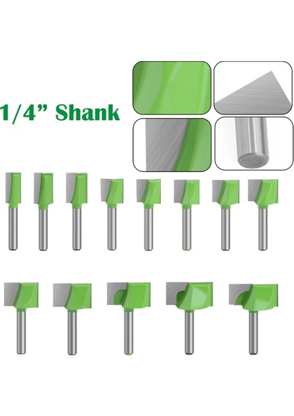 Type6 1 Adet 1/4 Inç Shank Temizleme Alt Yönlendirici Bit Freze Kesicisi Gravür Ağaç Işleme Yönlendirici Bit Ahşap Pvc Elektrikli El Aletleri Parçaları (Yurt Dışından) fiyatları