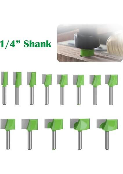 Type6 1 Adet 1/4 Inç Shank Temizleme Alt Yönlendirici Bit Freze Kesicisi Gravür Ağaç Işleme Yönlendirici Bit Ahşap Pvc Elektrikli El Aletleri Parçaları (Yurt Dışından) fırsatları