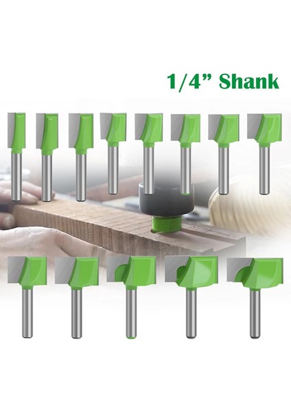 Type6 1 Adet 1/4 Inç Shank Temizleme Alt Yönlendirici Bit Freze Kesicisi Gravür Ağaç Işleme Yönlendirici Bit Ahşap Pvc Elektrikli El Aletleri Parçaları (Yurt Dışından) indirimleri