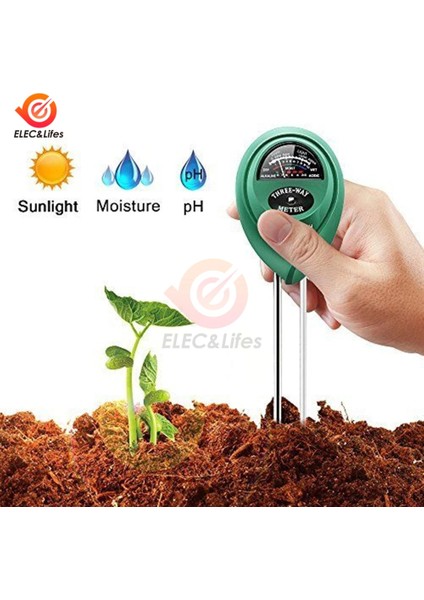 Gümüş 3 In 1 Ph Ölçer Toprak Nem Test Cihazı Nem Ölçer Güneş Işığı Dedektörü Bahçe Tesisi Çiçek Test Aracı (Yurt Dışından) modelleri