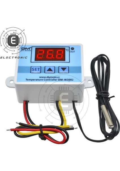Dc 24V W3002 Dc 12V 24V Ac 110V 220V Profesyonel Dijital LED Sıcaklık Kontrol Cihazı 10A Termostat Regülatörü Isıtma Soğutma Kontrolü (Yurt Dışından)
