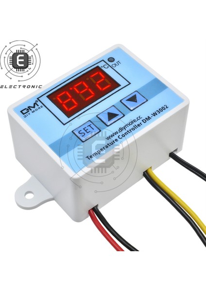 Dc 24V W3002 Dc 12V 24V Ac 110V 220V Profesyonel Dijital LED Sıcaklık Kontrol Cihazı 10A Termostat Regülatörü Isıtma Soğutma Kontrolü (Yurt Dışından)