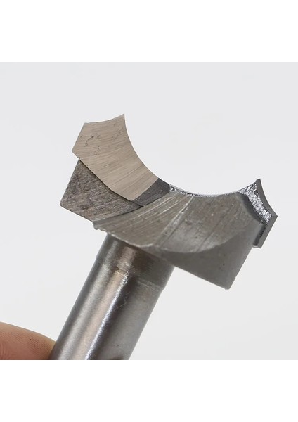 No4 1/2 "1/4" Şaft Yönlendirici Bit Nokta Kesim Yuvarlak Oluk Uçları Ahşap Gravür Kesici Ağaç Işleme Için Freze Uçları (Yurt Dışından)