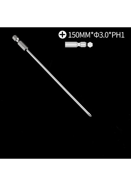 150MM 3.0 Ph1 Yeşil 150MM200MM Hex Shank Çapraz Kafa Tornavida Uçları Elektrikli Sürücü El Aletleri Manyetik Tornavida Matkap Ucu (Yurt Dışından)