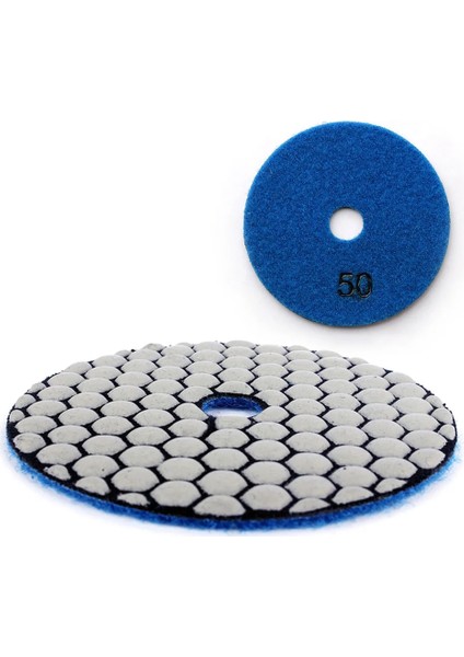 GRIT1500 1 Adet Subrıllı 1 Adet 4" Kuru Parlatma Pedi Granit Mermer Zımpara Diski Esnek Reçine Bağlayıcı Taş Cam Seramik Beton Taşlama Tekerleği (Yurt Dışından)