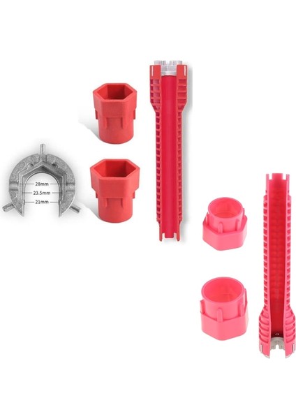 Fo X37E Çok Fonksiyonlu Anahtar Musluk Lavabo Takma Aleti, Besleme Somunları/kesme Vanaları/süzgeç Sepetleri/besleme Hattı Somunu/musluk Somunları (Yurt Dışından) fırsatları