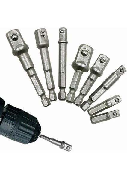 Stil 2 3 Adet/takım Krom Vanadyum Çelik Soket Adaptörü Hex Shank 1/4 "3/8" 1/2 "uzatma Matkap Uçları Seti Bar Hex Bit Seti Elektrikli El Aletleri (Yurt Dışından) fiyatları