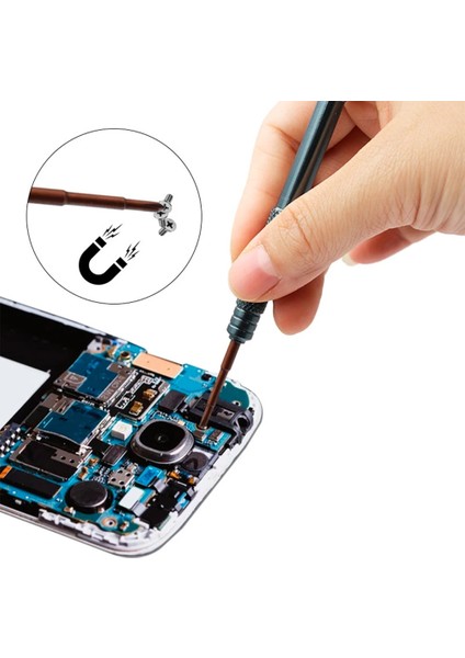 T5 1 Adet Hassas Tornavida 0.8 1.2 Pentalobe T2 T3 T4 T5 T6 Y2.0/1.5/0.6/1.2 Phillips Oluklu Vidalar iPhone Ekran Tamir Kiti Için (Yurt Dışından)
