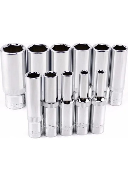 BS09-10MM-5CM 1 Adet Yüksek Kalite 1/4 Lokma Seti Adapterlong Soketler 4-14MM Derin Soket Aracı Kafaları Tork Anahtarı Cırcır Soket Anahtarı (Yurt Dışından) fırsatları
