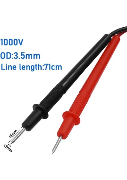1000 V 10A 70 cm Uzunluk 1 Çift Evrensel 1000 V 10A Prob Multimetre Testi Dijital Çoklu Metre Test Cihazı Kurşun Probu Tel Kalem Kablo Aracı (Yurt Dışından) indirimleri