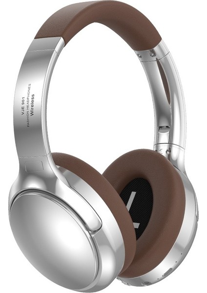 VJE901 Amerikan Retro Başa Takılan Bluetooth Kulaklık 5.3 Metal Özel Model Mobil Evrensel Kablosuz Spor Kulaklık (Yurt Dışından)