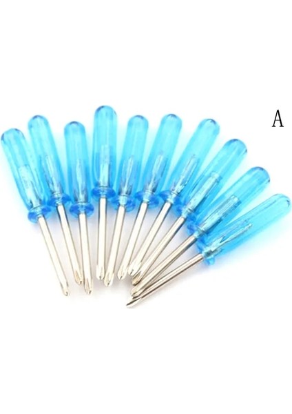 10 Adet Küçük Tornavida 2.0 mm Sökme Aracı Cep Telefonu Tornavida Oluklu Tornavida Tamir Araçları (Yurt Dışından)