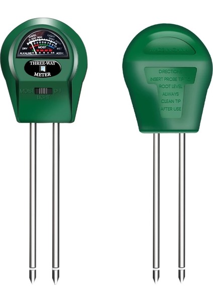 3 In 1 3 In1 Toprak Su Nem Ph Ölçer Asitlik Nem Güneş Işığı Işığı Ph Testi Bahçe Çiçekleri Nem Sensörü Test Cihazı Test Cihazı (Yurt Dışından) fırsatları