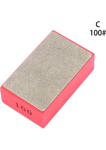 C Yüksek Kaliteli Elmas Parlatma Pedi 60/100/200/400 # El Pedleri Blok Seramik Karo Mermer Cam Taşlama Elektrikli El Aletleri 90X55MM (Yurt Dışından)