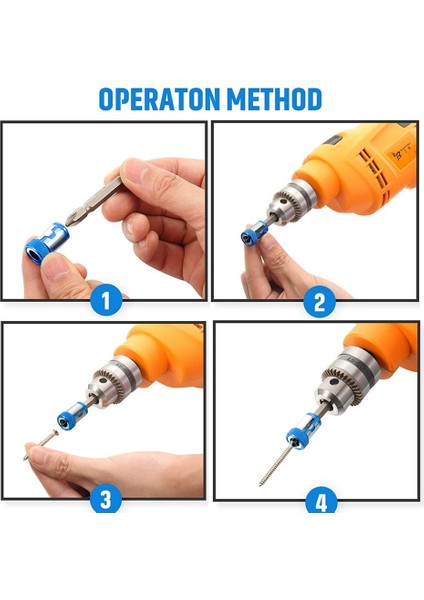 Altın 3 Adet 1/4 "metal Tornavida Ucu Manyetik Halka 6.35MM Shank Korozyon Önleyici Matkap Ucu Mıknatıs Güçlü Halka (Yurt Dışından) modelleri