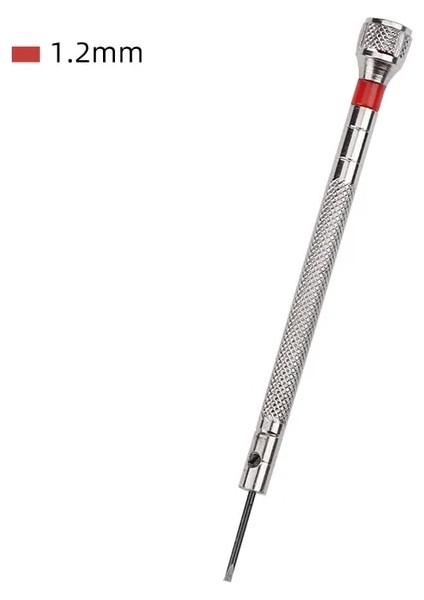 1.2mmflat Yüksek Karbon Çelik 0.6mm-2.0mm Saatçiler Hassas Tornavidalar Izle Gözlük Düz Bıçak Küçük Aksesuarlar Tamir Tornavida Araçları (Yurt Dışından)
