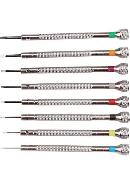 1.2mmflat Yüksek Karbon Çelik 0.6mm-2.0mm Saatçiler Hassas Tornavidalar Izle Gözlük Düz Bıçak Küçük Aksesuarlar Tamir Tornavida Araçları (Yurt Dışından)