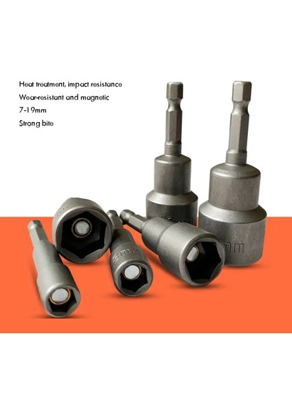 18MM Altıgen Bit Soket, Manyetik, 7mm - 19MM, 65MM Uzun, El / Elektrikli Matkap Için Altıgen Soket Anahtarı Darbeye Dayanıklı Soket (Yurt Dışından) modelleri
