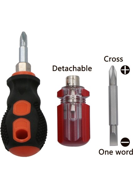 Çapraz Mini Taşınabilir Küçük Havuç Tornavida Şeffaf Kafa Tornavida Kolu Tamir Kılavuzu Hassas Araba Tamir Aracı (Yurt Dışından) modelleri