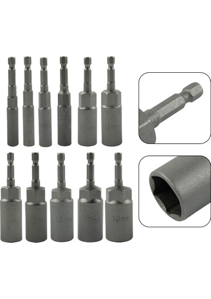 8mm 1 Adet 80MM Uzunluk 1/4 "hex Sürücü Manyetik Soket Darbe Somun Cıvata Vidalar Sertliği Absorbe Edin HRC60DRILL Bit (Yurt Dışından) fiyatları