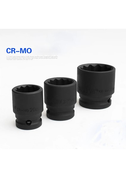 9mm 1/2 "(12.5mm) Kısa Darbe Soketi 12 Noktalı Erik Çiçeği Hava Soketleri Kafa 38MM Uzunluk Cr-Mo Pnömatik Soket Araba Tamir Araçları Için (Yurt Dışından) fiyatları