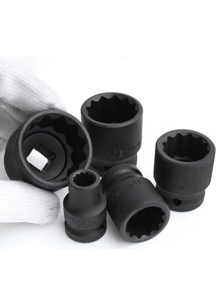 9mm 1/2 "(12.5mm) Kısa Darbe Soketi 12 Noktalı Erik Çiçeği Hava Soketleri Kafa 38MM Uzunluk Cr-Mo Pnömatik Soket Araba Tamir Araçları Için (Yurt Dışından) modelleri