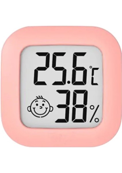 Pinka Smiley Mini LCD Dijital Termometre Higrometre Kapalı Oda Sıcaklık Nem Ölçer Sensör Ölçer Hava Istasyonu (Yurt Dışından)