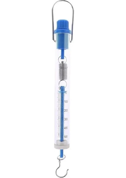 Mavi Mavi Yaylı Baskül Denge Boru Şeklindeki 5N/500G Newton Gram Dinamometre Şeffaf Plastik Kabuk Için Yerçekimi Gerginlik Ölçümü (Yurt Dışından) fiyatları