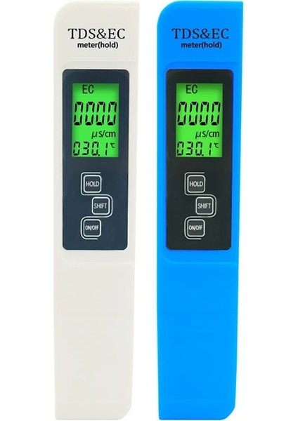 Tds-Ec 3'ü 1 Arada Tds Ec Içme Suyu Ölçer A1 Ec Tds Test Cihazı, Arkadan Aydınlatmalı Su Kalitesi Testi (Yurt Dışından) fiyatları