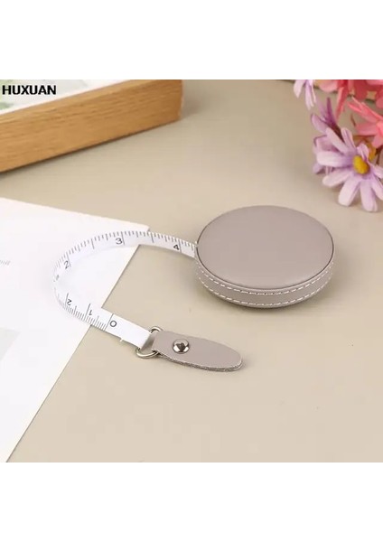 Gri 1.5 M Yumuşak Mezura Çift Ölçekli Vücut Dikiş Esnek Ölçüm Cetvel Vücut Ölçme Araçları Terzi Zanaat (Yurt Dışından)