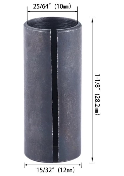 12 Ila 10MM 1 Adet 6 6.35 8 10 12 12.7mm Yönlendirici Bit Adaptörü Pens Cnc Freze Kesicisi Hassas Chuck End Mill Adaptörü Takım Tezgahı Tutucu (Yurt Dışından)