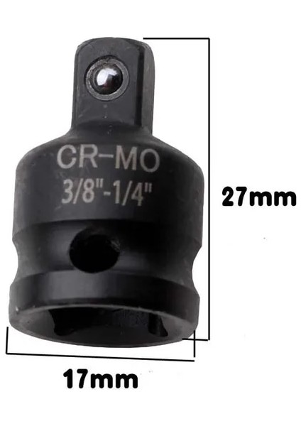 38TO14 Soket Dönüştürücü Adaptör Redüktör Seti 1/2 Ila 3/8 3/8 Ila 1/4 3/4 Ila 1/2 Darbe Soket Adaptörü Araba Bisiklet Için Garaj Tamir Aracı (Yurt Dışından)